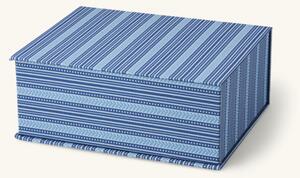 Storage box - 22.5 x 18 x 9 cm. - Indigo Blue - Søstrene Grene