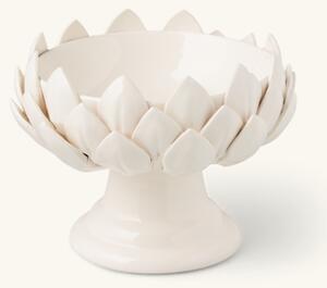 Decorative bowl - Ceramic. Ø17.6 x 12.4 cm. - Off White - Søstrene Grene