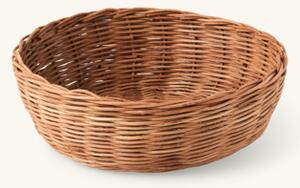 Bread basket - Rattan. Ø23 x 7 cm. - Dark Wood - Søstrene Grene