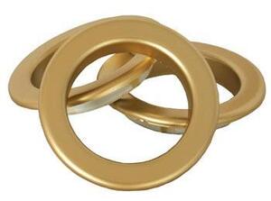 Matt Gold Eyelet Ring Matt gold