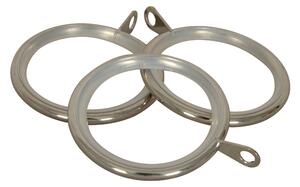 28mm Nikola Lined Ring (Pk 8) Chrome