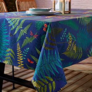 The Royal Horticultural Society Woodland Fern Table Cloth Navy