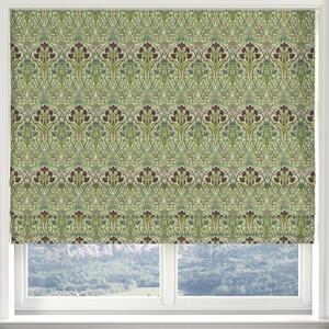 Tiffany Printed Made To Measure Roman Blind Mulberry