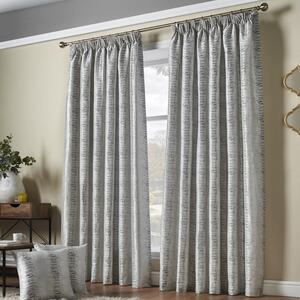 Reflections Ready Made Curtains Silver