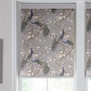 Laura Ashley Belvedere Translucent Made To Measure Roller Blind Pale Iris