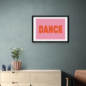 Dance Framed Print Pink