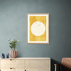 East End Prints Eternal Sunshine Print Yellow