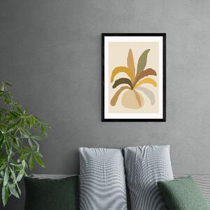 Pastel Plant Print Natural