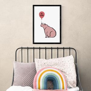 Be Kind Rhino Print Pink