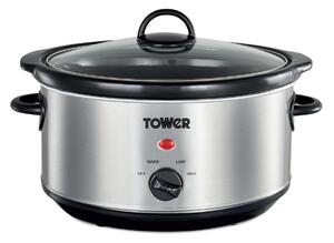 Tower 3.5 Litre Stainless Steel Slow Cooker Stainless Steel1
