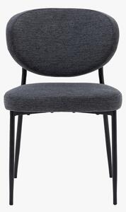 Kalmar Dining Chair in Charcoal, Set of 2