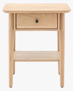 Modaro 1 Drawer Bedside Table in Natural