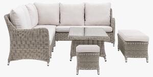 Tropez Corner Dining Set With Rising Table