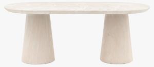 Terrena Dining Table in Travertine