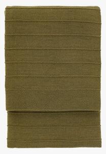 Marlow Knit Throw in Olive