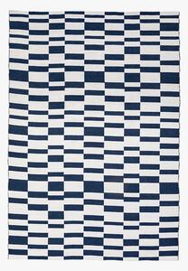 Cipher Jacquard Rug in Blue, Large