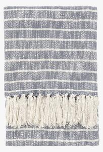 Harbour Stripe Throw in Ink