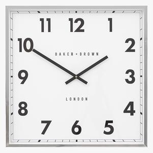 Bennet Wall Clock in Chrome