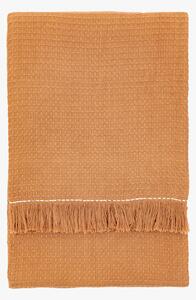 Calida Waffle Throw in Apricot