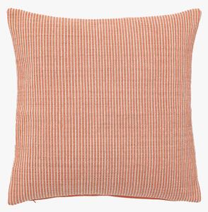 Aluna Pinstripe Cushion in Apricot