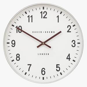 Dorian Wall Clock in Chrome