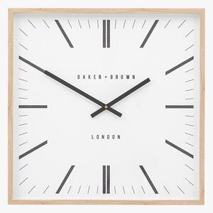 Monroe Wall Clock in Oak