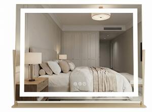 Mirror LED STUDIO L.Gold 58x45