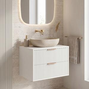 Bathroom vanity cabinet Rea Mono 60cm White