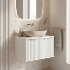 Bathroom vanity cabinet Rea Core 60cm White