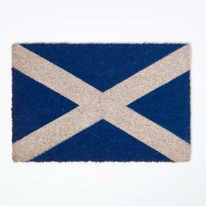 Homescapes Coir Doormat St Andrews Cross Flag, 40 x 60 cm