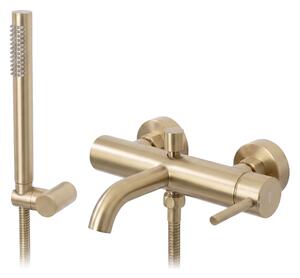 Bathroom faucet Rea Lungo Brush Gold