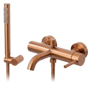Bathroom faucet Rea Lungo Copper Brush