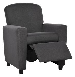 HOMCOM 2 in 1 design Kids Sofa Armchair with Footrest for Children Playroom Bedroom Living Room, 55 x 50 x 67cm, Grey