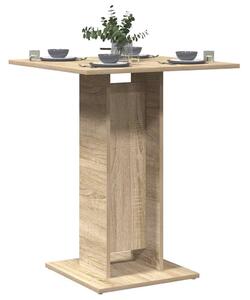 Bistro Table Sonoma Oak 60x60x75 cm Engineered Wood