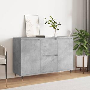 Sideboard Concrete Grey 104x35x70 cm Engineered Wood