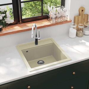 Granite Kitchen Sink Single Basin Beige