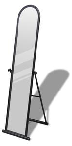 Free Standing Floor Mirror Full Length Rectangular Black