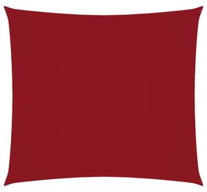 Sunshade Sail Oxford Fabric Square 6x6 m Red