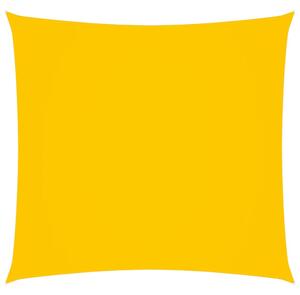 Sunshade Sail Oxford Fabric Square 4.5x4.5 m Yellow