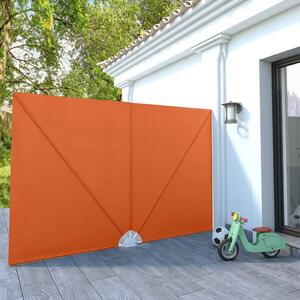 Collapsible Terrace Side Awning Terracotta 300x200 cm