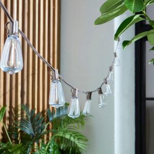 Solar 10 LED Colour Changing Indoor Outdoor String Lights