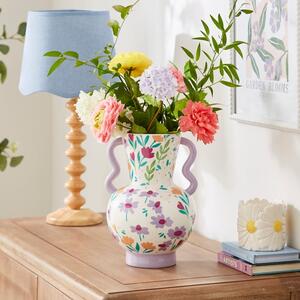 Floral Pattern Vase