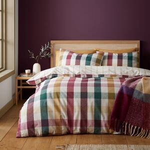 Catherine Lansfield Autumn Check Duvet Cover Set