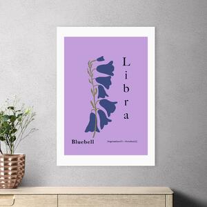 East End Prints Libra by Miho Art Studio Purple