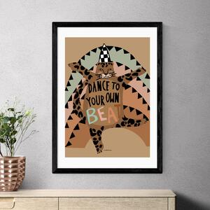 East End Prints Dancing Leopard by Wonder and Rah Brown