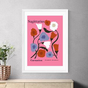 East End Prints Sagittarius by Miho Art Studio Pink