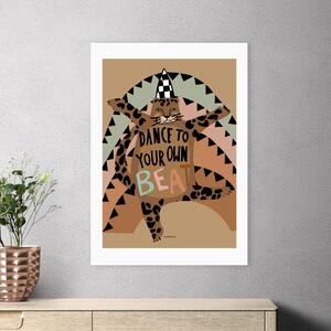 East End Prints Dancing Leopard by Wonder and Rah Brown