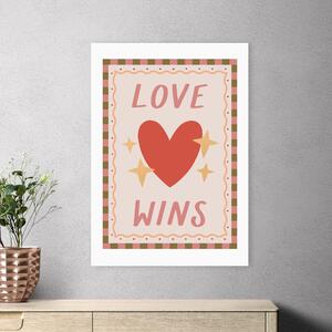 East End Prints Love Wins by Kid of the Village Pink