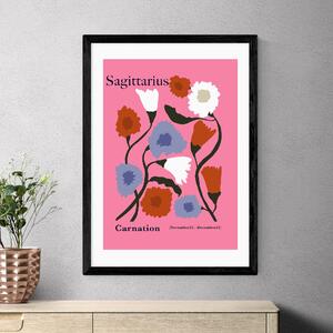 East End Prints Sagittarius by Miho Art Studio Pink