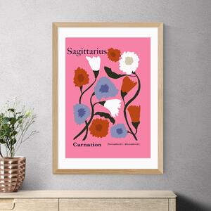 East End Prints Sagittarius by Miho Art Studio Pink